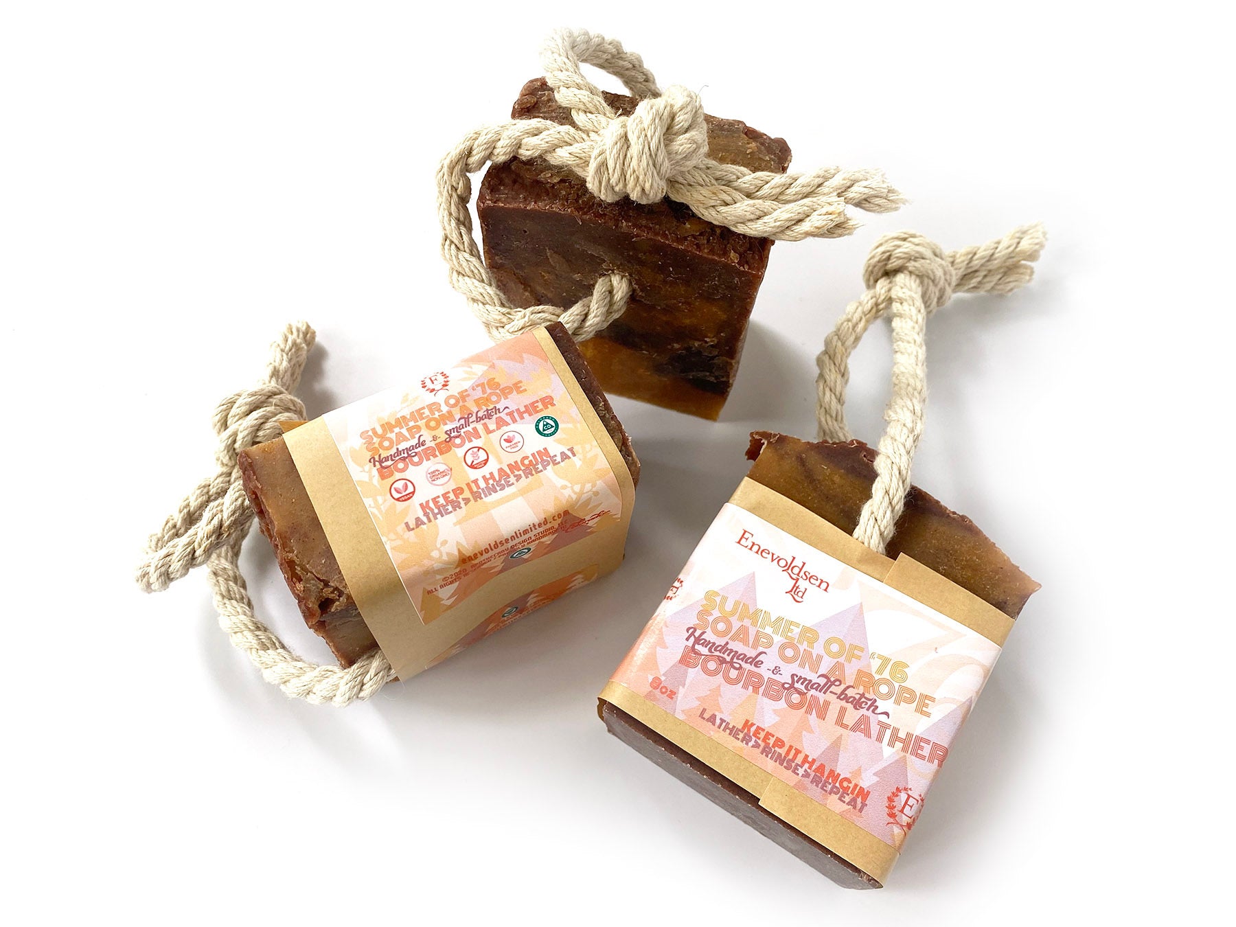 Summer of '76. Soap on a Rope, 8oz - Enevoldsen Limited