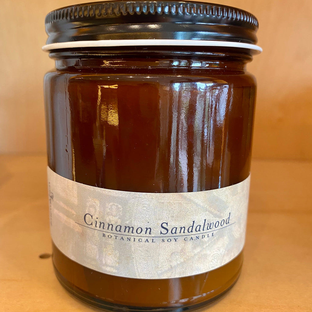 Cinnamon Sandalwood Soy Candle - Enevoldsen Limited